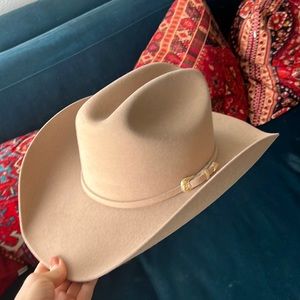 Tan cowboy hat